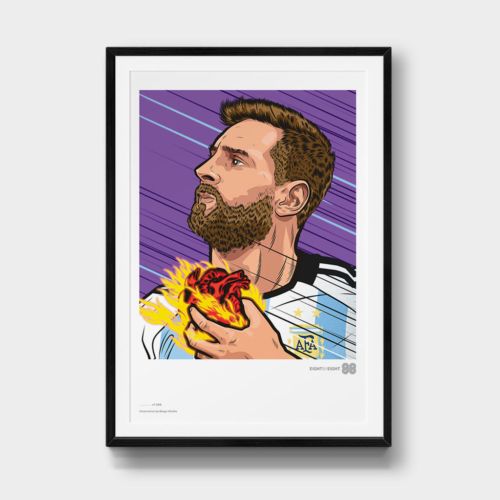 Limited-Edition Giclée Print: Lionel Messi